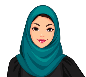 Muslim-woman-cartoon-on-transparent-PNG